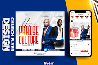 do instagram, fb, online, social media flyer, church flyers