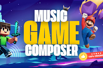 produce and compose music for game in any style you want