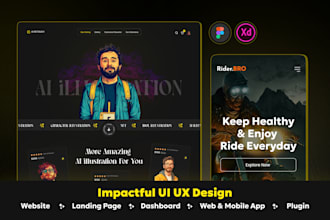 design premium website and app uiux design for your business