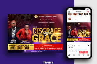do exceptional church flyer or event flyer design
