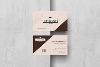 design simple modern business cards for you