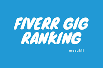 do organic fiverr gig ranking by gig SEO