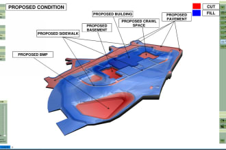 do grading, earthwork, site takeoffs, and provide 3d models