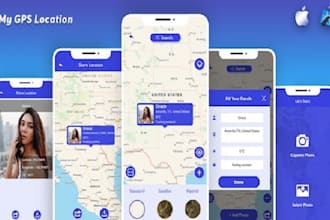 build custom tracking app, geolocation app, gps location app, transportation app