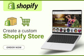 build shopify store design or shopify website design