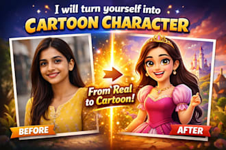 turn yourself into disney cartoon characters