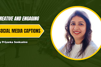 write creative and engaging social media captions