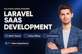 build a multi tenant saas web application in laravel