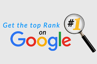 rank your website to 1st page of google