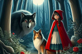 make cute illustration for kids book with cover art and amazon kdp