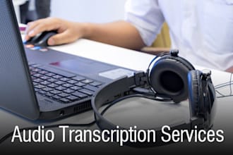 do high quality transcription of podcast, audio and video
