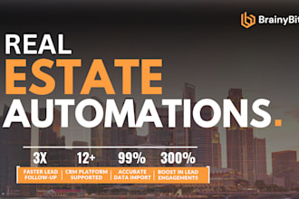 do complete real estate marketing automation, crm, funnels, lead generation