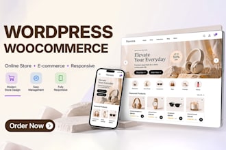 develop wordpress woocommerce website, woocommerce store