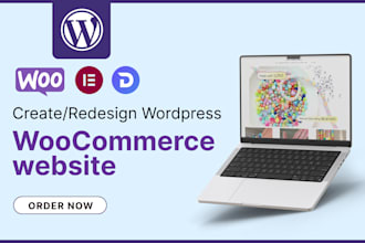 develop wordpress woocommerce website, woocommerce store