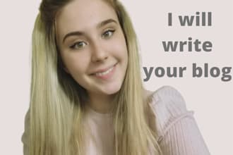 write your blog for any topic