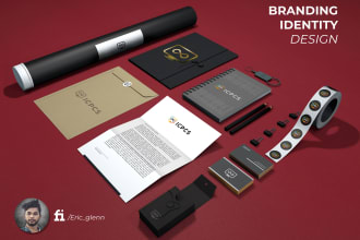 do a small business branding package with a brand book
