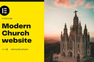 build and redesign a modern church website