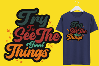 illustrate vintage retro t shirt design for pod business
