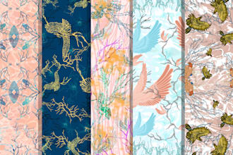 digital seamless pattern design