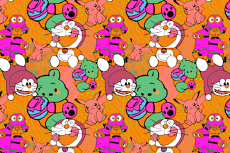 digital seamless pattern design