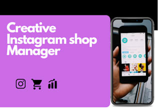 be creative instagram shop manager