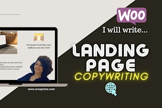 be your sales copy copywriter and landing page copywriter