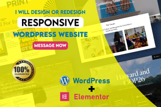 design wordpress website templates by elementor pro, flatsome , houzez theme