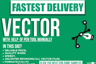 do professional vector tracing, logo redraw and raster to vector conversion