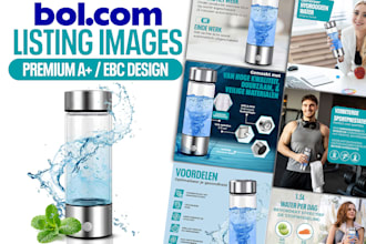 create bol or amazon product listing images, a plus content