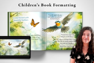 format your childrens book or picture book
