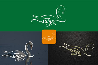 do minimal elegant feminine line art logo design