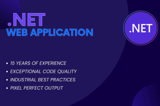 develop professional web applications in dotnet, asp dot net