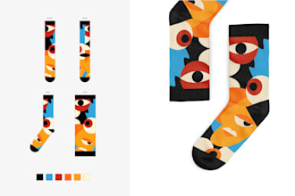 design premium custom socks with bold personality