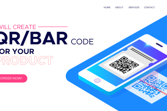 create and design bar or qr codes for your product