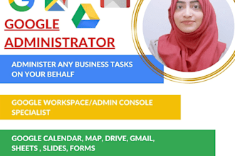 administer your google calendar, drive, maps, and sheets