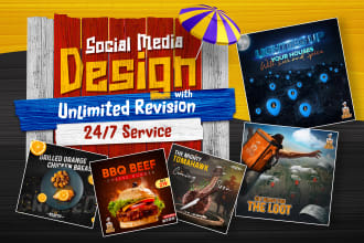 design creative facebook and instagram  banners