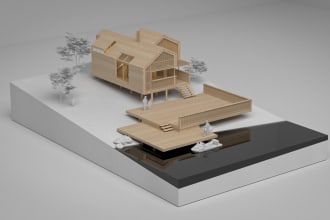 create realistic physical model renderings for your project