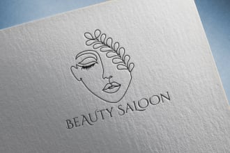 do makeup, tattoo, eyelash, beauty, and cosmetic logo design
