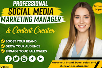 digital marketing manager and social media manager