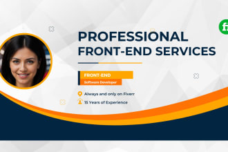 be your front end development