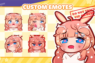 create anime style emotes and badges