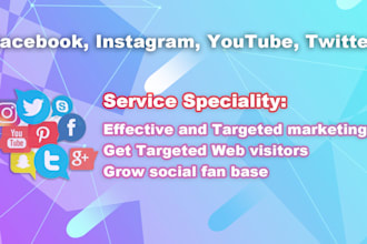 profession social media promotion