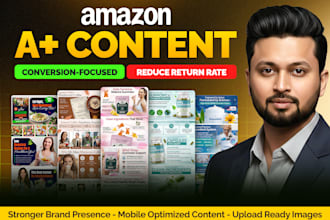 design amazon a plus content, amazon ebc and amazon listing images