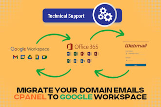 provide office 365, exchange online and google workspace technical support