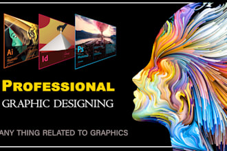 be your professional  graphic designer