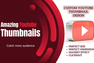 amazing youtube thumbnail in minimum charges