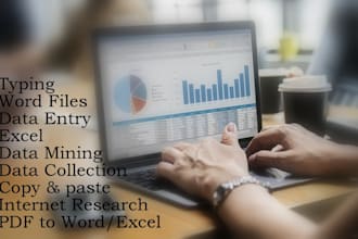 do data entry, typing, web research, copy and paste
