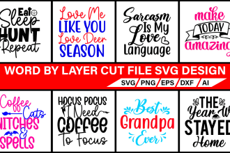 provide svg cut files design bundle for your commercial use