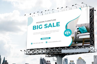 design billboard, sign board, and other out door ads