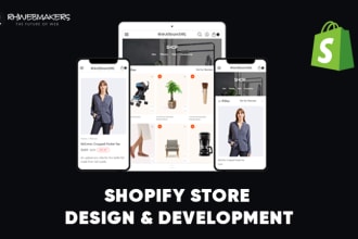 design shopify store  for your business